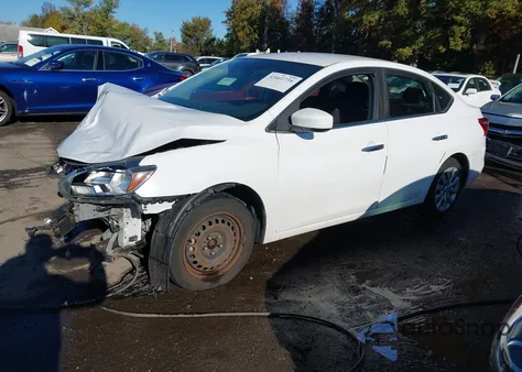 2017 Nissan Sentra Sv z USA, uszkodzony, nr VIN 3N1AB7AP8HL653292